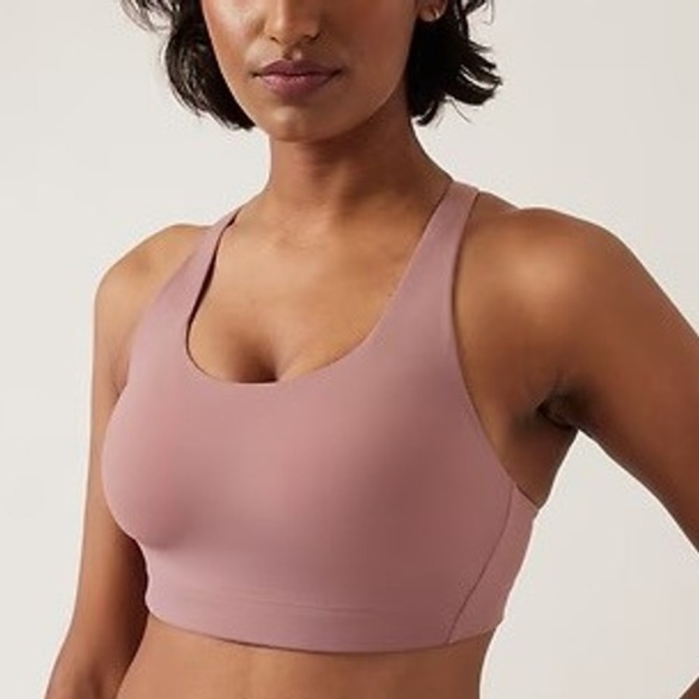 Athleta Harmony Bra Women's 34DD Light Support Workout Fitness Adjustable